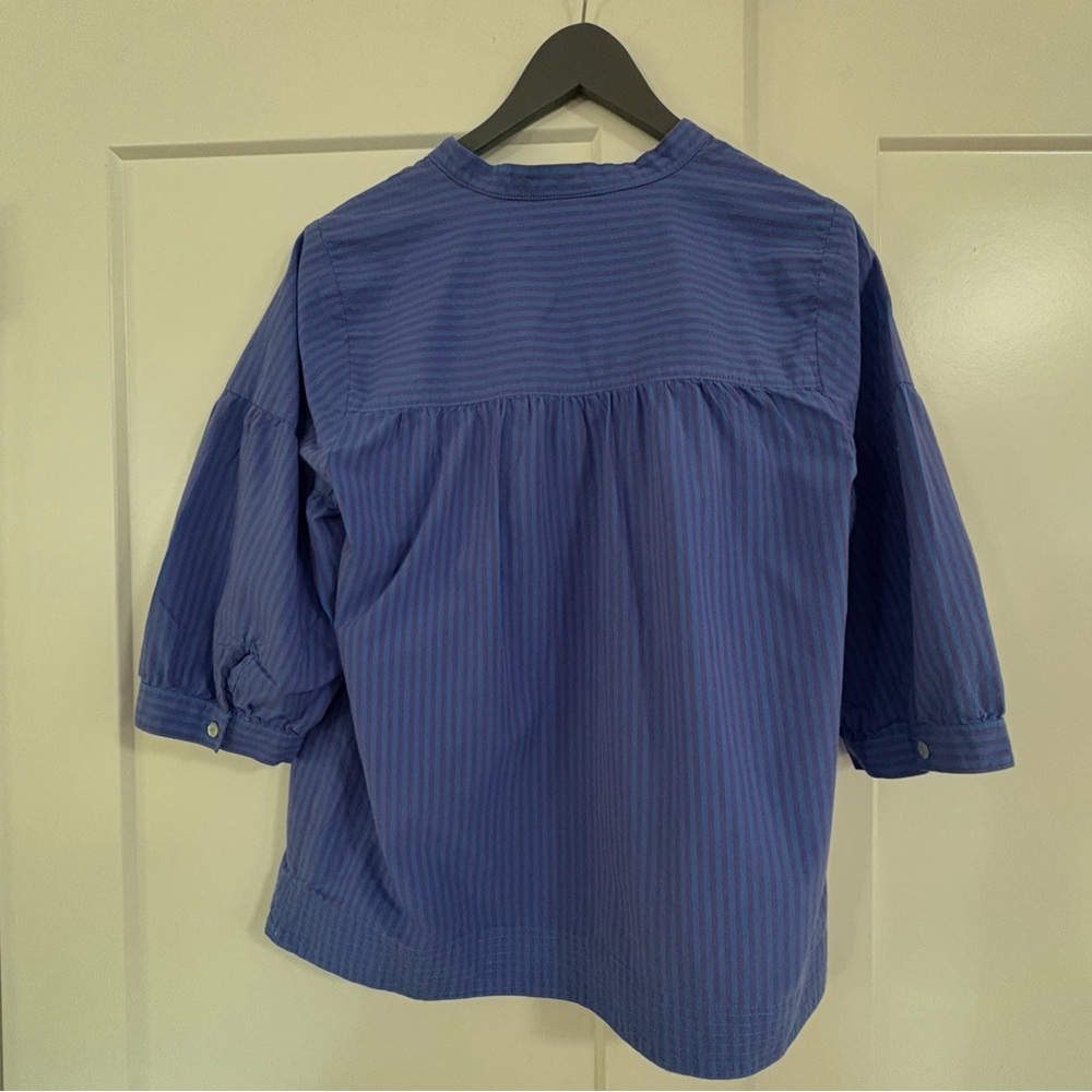 J. Jill Shirred Popover Sz Small LN - Picture 7 of 8